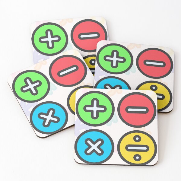 Item preview, Colorful Basic Math Symbols Illustration" designed and sold by DodoCraft3.