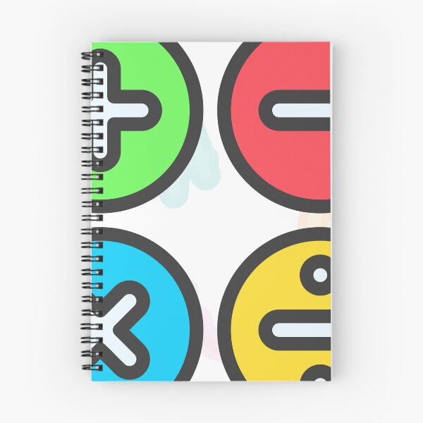 Item preview, Colorful Basic Math Symbols Illustration" designed and sold by DodoCraft3.