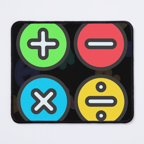 Item preview, Colorful Basic Math Symbols Illustration" designed and sold by DodoCraft3.