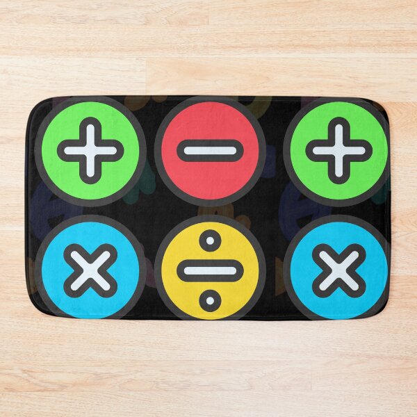Item preview, Colorful Basic Math Symbols Illustration" designed and sold by DodoCraft3.