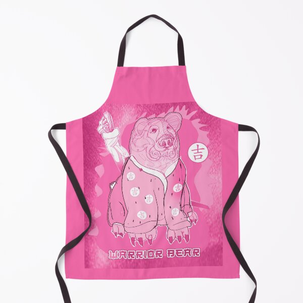 Item preview, Warrior Bear in Kimono, With Katana and Good Luck Symbol (Drawing by ACCI) designed and sold by VanyssaGraphics.