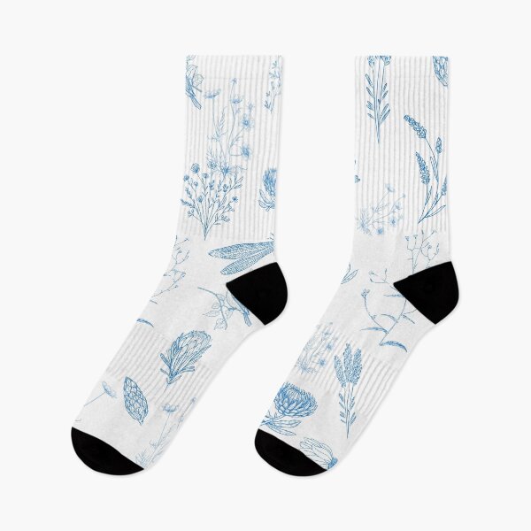 Item preview, Blue and white pattern floral designed and sold by Anisha  Vaz.