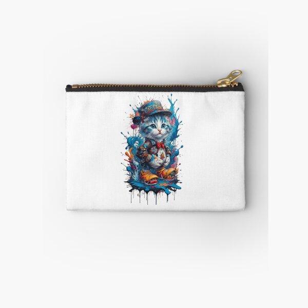 Item preview, CATTITUDE Cool Cat | Urban Graffiti Splash Art Kitten designed and sold by PixelStyle Studio.