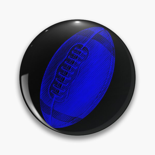 Item preview, Vintage Blue American Football Line Art designed and sold by pattern-archive.