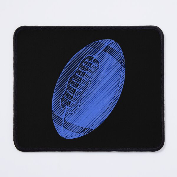 Item preview, Vintage Royal Blue American Football Line Art designed and sold by pattern-archive.