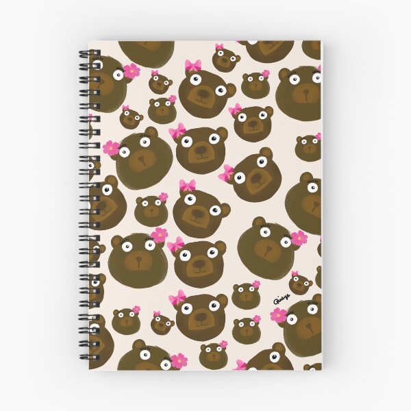 Item preview, Cute Kawaii Teddy Bears on Creamy Beige Pattern  designed and sold by giulyz.