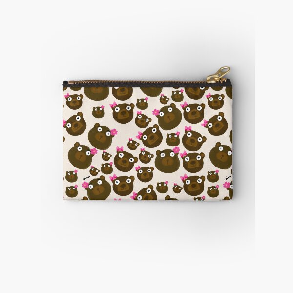 Item preview, Cute Kawaii Teddy Bears on Creamy Beige Pattern  designed and sold by giulyz.