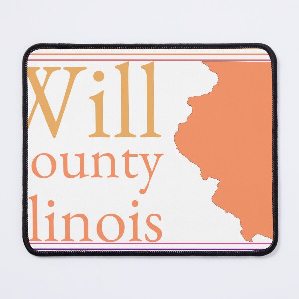 Item preview, Will County Illinois Highlighted on State Map designed and sold by TheIconSmith.