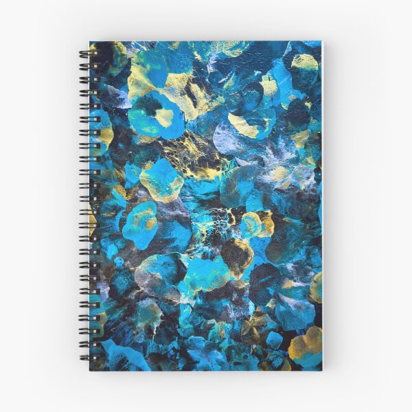 Item preview, Fallen Flower Petals in Blue and Gold designed and sold by SilamorArt.