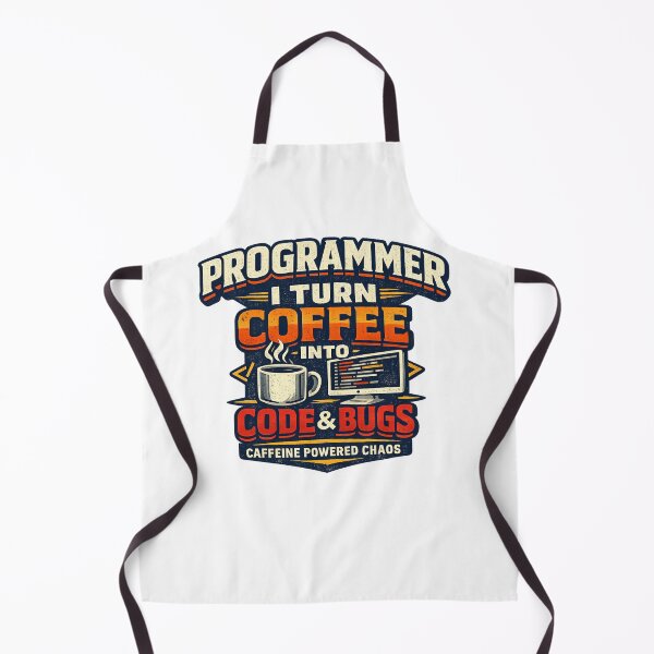 Item preview, Programmer I Turn Coffee Into Code & Bugs Funny Coding Vintage T-Shirt designed and sold by D.Shop.