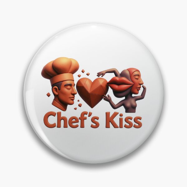 Item preview, Chefs Kiss 3D Clay Style Culinary Perfection Art designed and sold by RDproject.