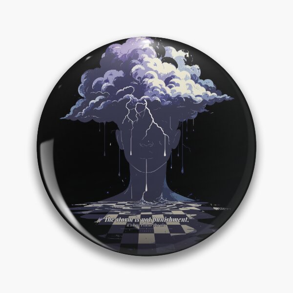 Item preview, Tempest - Storm Cloud Surreal Portrait Art designed and sold by AvalonMoss.
