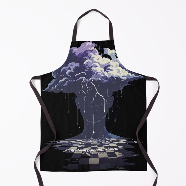 Item preview, Tempest - Storm Cloud Surreal Portrait Art designed and sold by AvalonMoss.