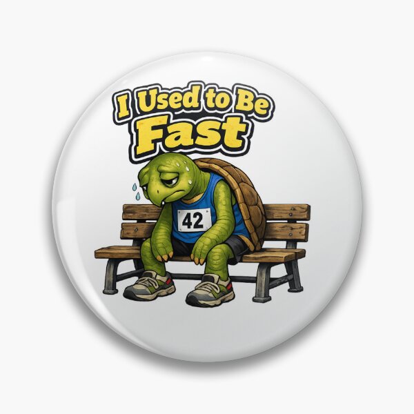 Item preview, I Used to Be Fast Funny Tired Turtle designed and sold by madebysiwa.