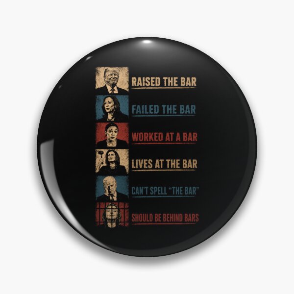 Item preview, Raised The Bar Failed The Bar Worked At A Bar Lives At The Bar Can't Spell 'The Bar' Should Be Behind Bars Political Satire Legal Profession Humor designed and sold by RetroMini2026.