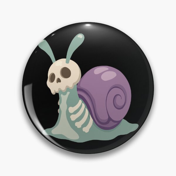 Item preview, Goth Skeleton Snail designed and sold by Doodlywood.