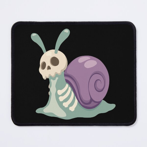 Item preview, Goth Skeleton Snail designed and sold by Doodlywood.