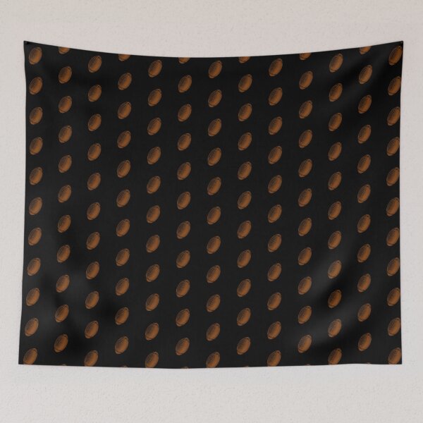 Item preview, Vintage Brown American Football Line Art designed and sold by pattern-archive.