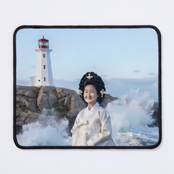 Item preview, Pure Wave: Royal Hanbok at Peggy’s Cove Lighthouse designed and sold by SOOstudio73.