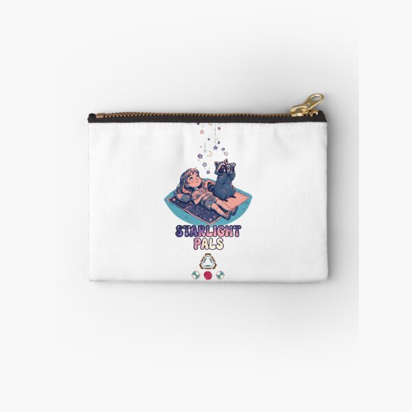 Item preview, Starlight Pals - Girl & Raccoon Stargazing Besties designed and sold by m-yoga-store.