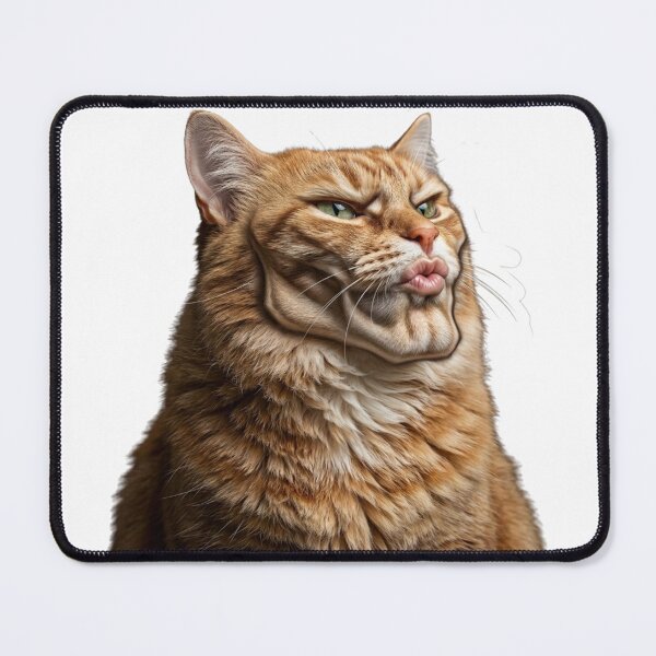Item preview, "Sigma Cat Mewing Face Funny Meme Aesthetic" designed and sold by Malalese.