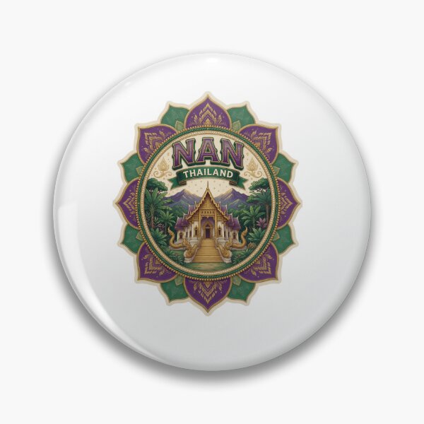 Item preview, Nan Thailand Temple Heritage Travel Sticker Souvenir Summer Edition designed and sold by Imaginarium of Chaos falcon88 .