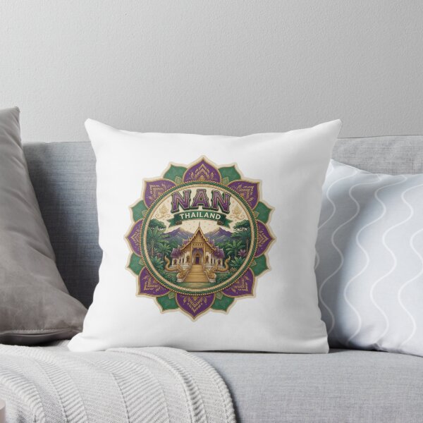 Item preview, Nan Thailand Temple Heritage Travel Sticker designed and sold by Imaginarium of Chaos falcon88 .