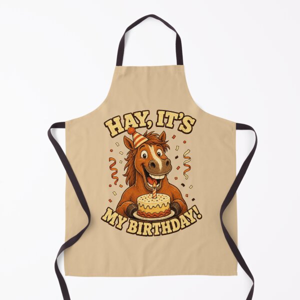 Item preview, Hay, It’s My Birthday! Funny Horse Party Design designed and sold by Kolibra.