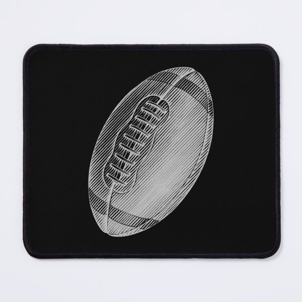 Item preview, Vintage Silver American Football Line Art designed and sold by pattern-archive.