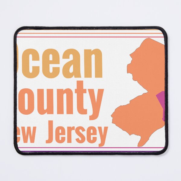 Item preview, Ocean County New Jersey Highlighted on State Map designed and sold by TheIconSmith.