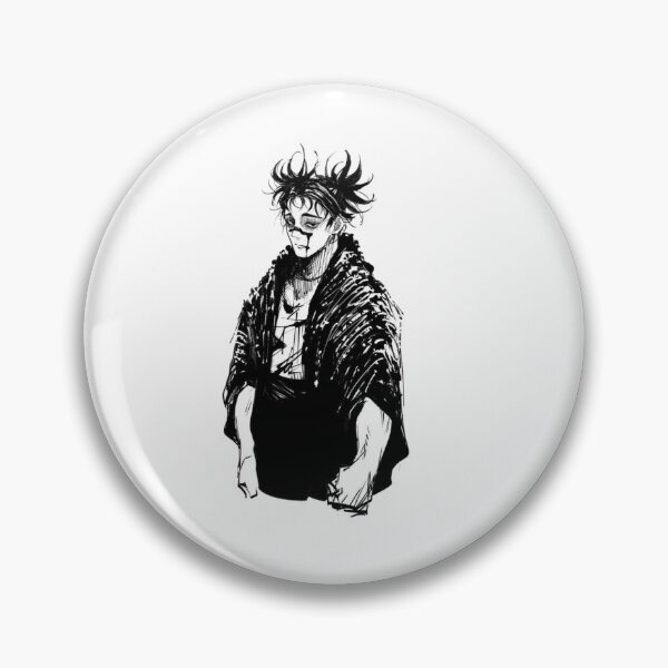 Item preview, Ink Wash Eldest Brother Crying Blood Portrait designed and sold by DeepBlueMeadow.