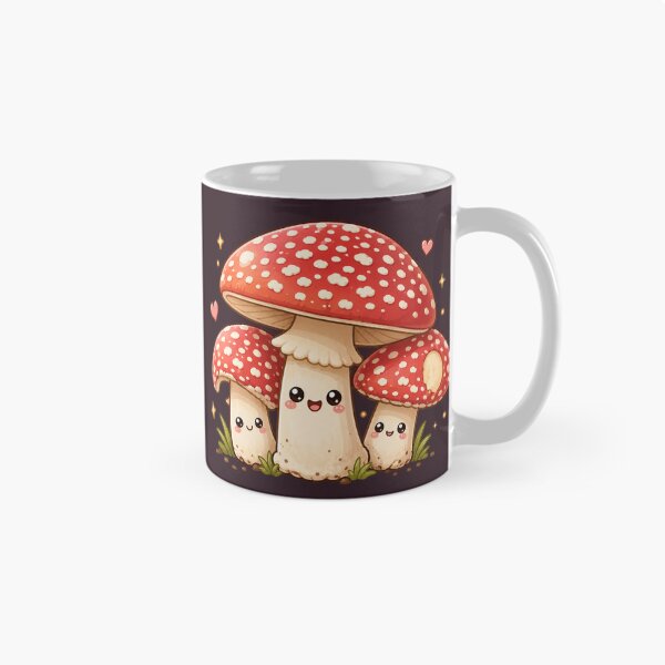 Item preview, Happy Kawaii Mushroom Family designed and sold by 63Hotpeppers.