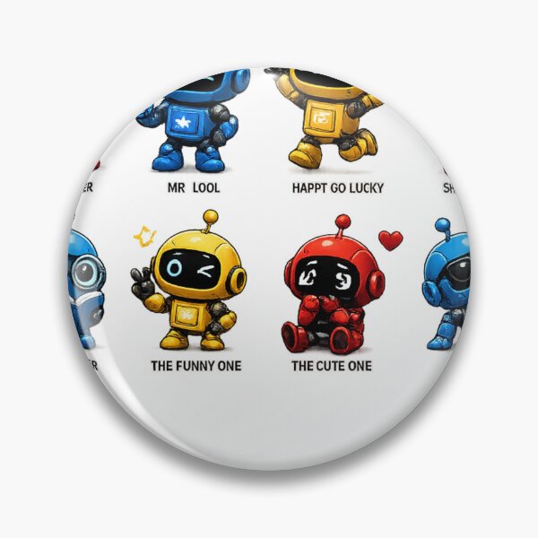 Item preview, Tiny Robot Memes | Cute AI Humor Typography Design designed and sold by VasiArtLab.