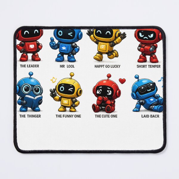 Item preview, Tiny Robot Memes | Cute AI Humor Typography Design designed and sold by VasiArtLab.