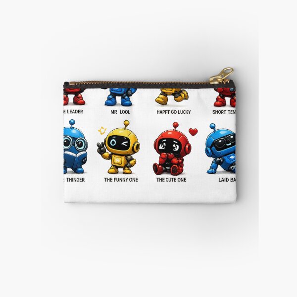 Aperçu de l'œuvre Tiny Robot Memes | Cute AI Humor Typography Design créée et vendue par VasiArtLab.