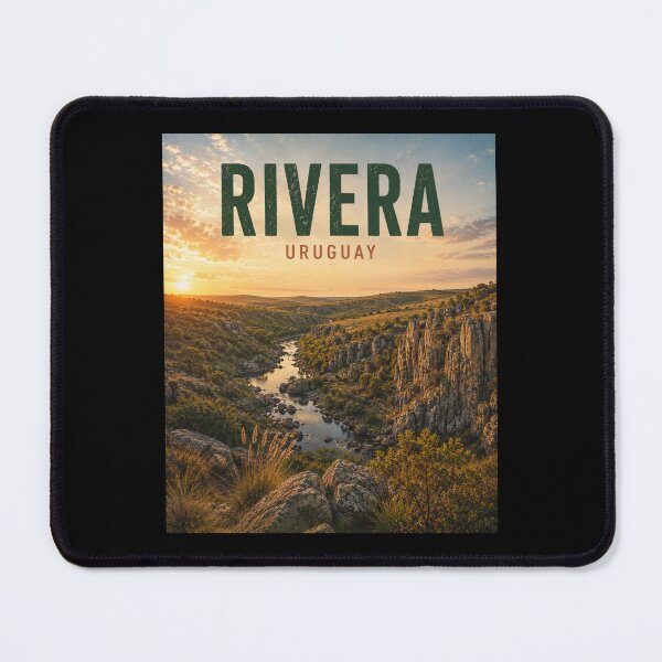 Item preview, Rivera Canyon Sunset Travel Poster designed and sold by Tienda-Vane.