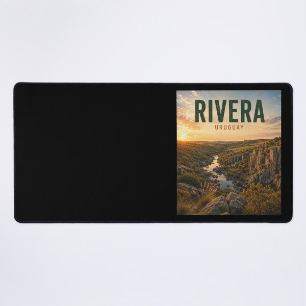 Item preview, Rivera Canyon Sunset Travel Poster designed and sold by Tienda-Vane.