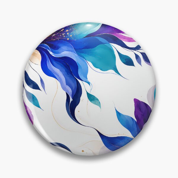 Item preview, Aurora Bloom – Abstract Floral Waves designed and sold by Genesis-Ink.