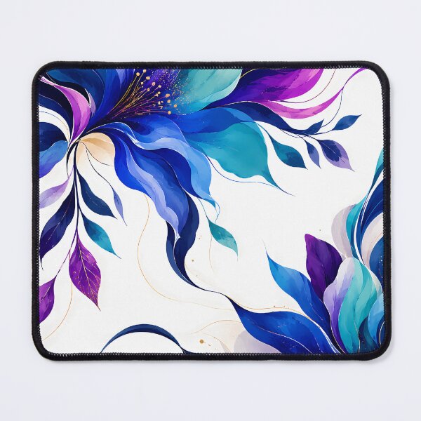 Item preview, Aurora Bloom – Abstract Floral Waves designed and sold by Genesis-Ink.