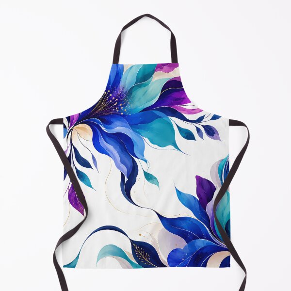 Item preview, Aurora Bloom – Abstract Floral Waves designed and sold by Genesis-Ink.