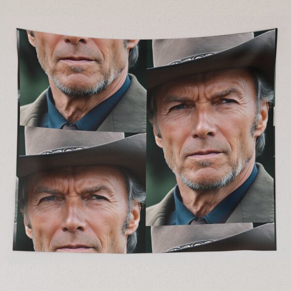 Item preview, Cinema - Emblematic Actor of the Western, Portrait of a Cinema Legend designed and sold by Beat-It.
