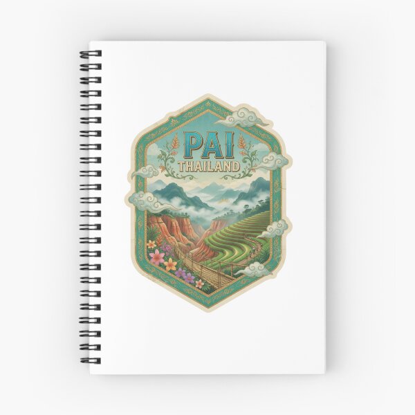 Item preview, Pai Thailand Mountain Escape Sticker Souvenir Summer Edition designed and sold by Imaginarium of Chaos falcon88 .