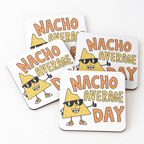 Item preview, Nacho Average Day Funny Food Pun designed and sold by Doodlywood.