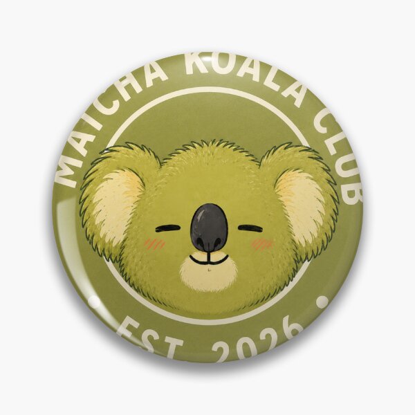 Item preview, Matcha Koala Club Vintage Badge designed and sold by MatchaKoalaClub.