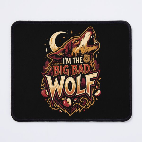 Item preview, Big Bad Wolf Noir Fabletown Detective designed and sold by Gabriela Mihai.