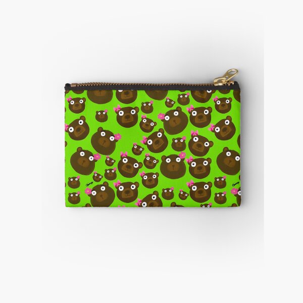 Item preview, Cute Kawaii Teddy Bears Apple Green Pattern designed and sold by giulyz.