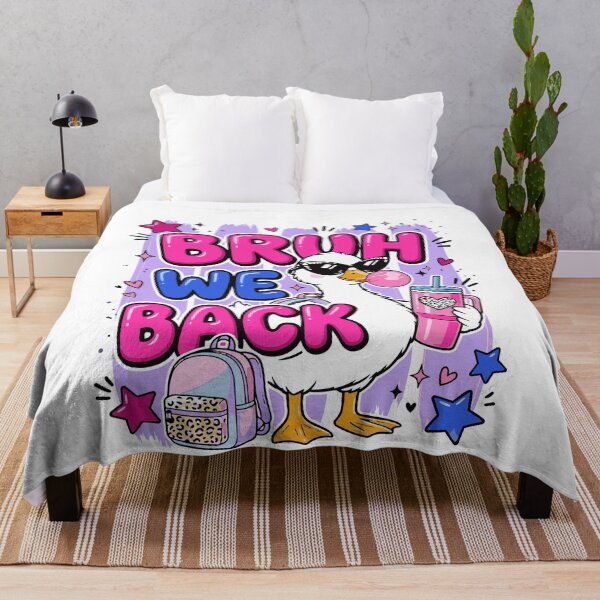 Item preview, Bruh We Back Funny Duck Back To School Graphic Girls Kids designed and sold by BornBorn.