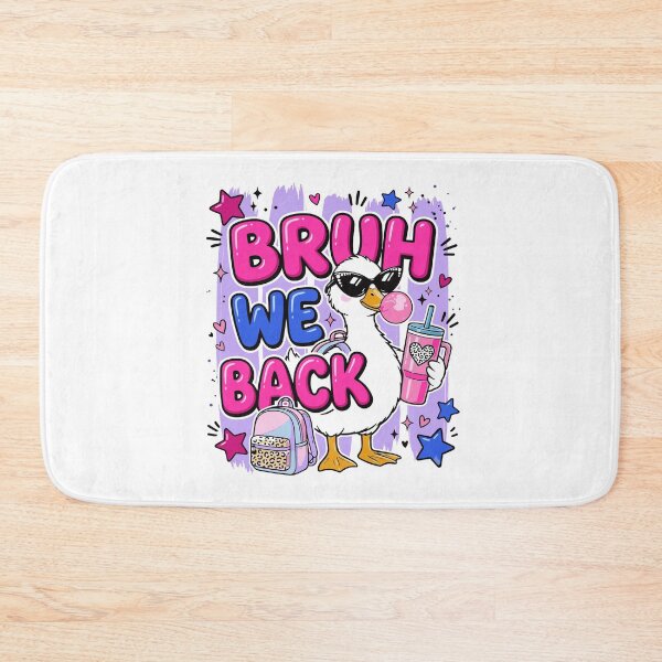 Item preview, Bruh We Back Funny Duck Back To School Graphic Girls Kids designed and sold by BornBorn.