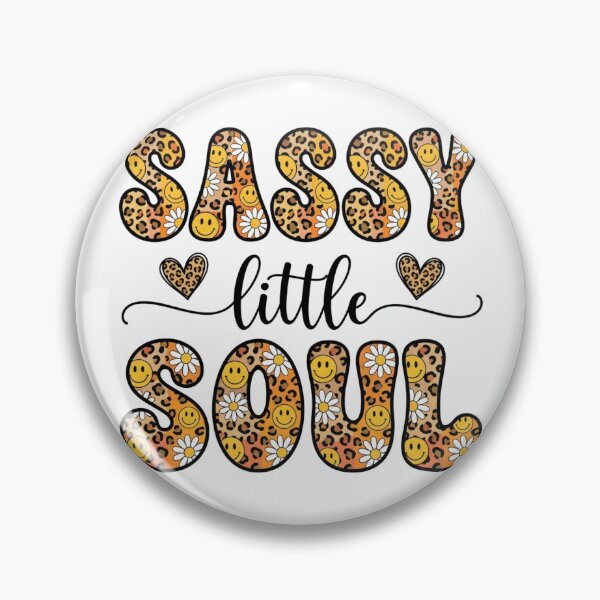 Item preview, Sassy Little Soul – Trendy Leopard Print Smiley designed and sold by raedattia.