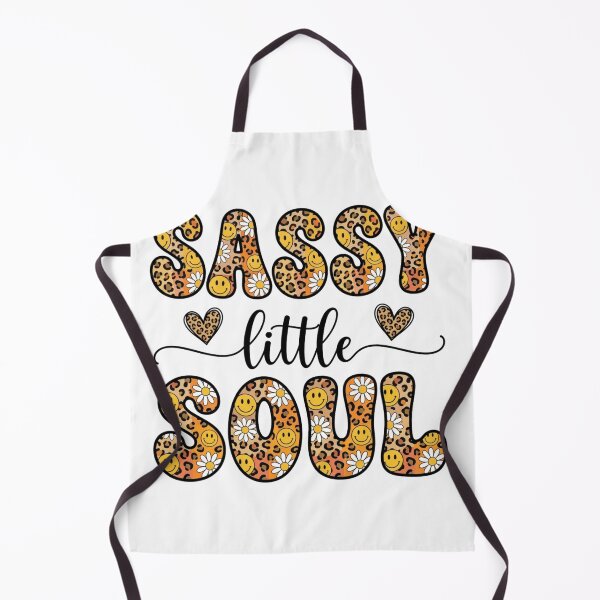 Item preview, Sassy Little Soul – Trendy Leopard Print Smiley designed and sold by raedattia.
